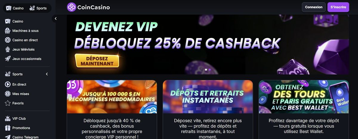 coincasino - casino crypto au canada